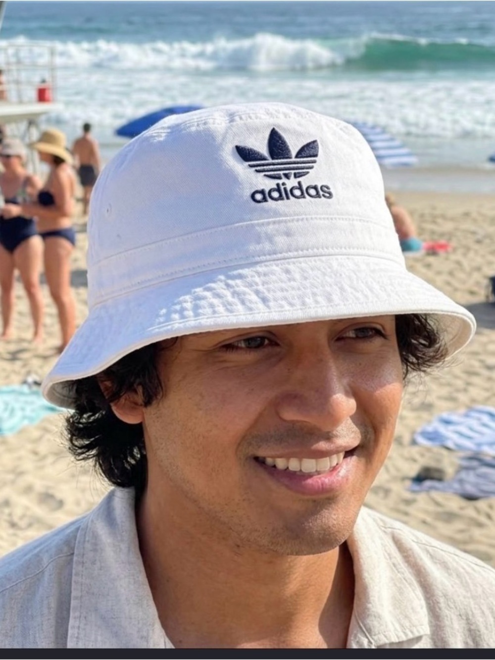 Adidas Classic White Bucket Hat